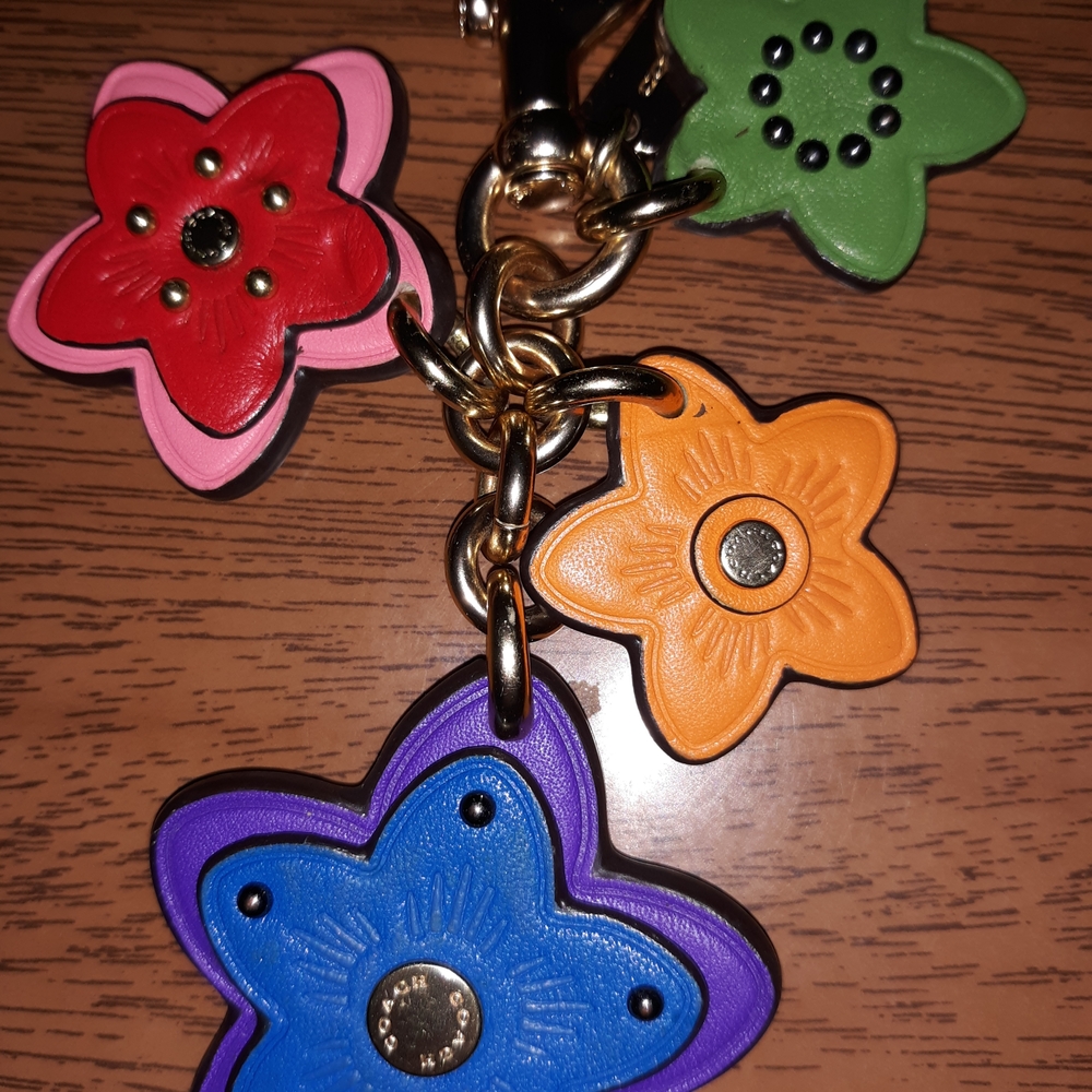 Coach Wildflower Keychain or Bag Charm